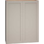 Mantra Cabinets SKU Number W3342 - 33" x 42" Wall Cabinet with Double Doors in Omni Mineral