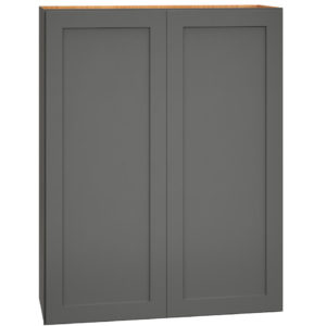 Mantra Cabinets SKU Number W3342 - 33" x 42" Wall Cabinet with Double Doors in Omni Graphite