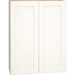 Mantra Cabinets SKU Number W3342 - 33" x 42" Wall Cabinet with Double Doors in Spectra Snow