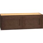 x 12" Wall Cabinet with Double Doors in Classic Bark