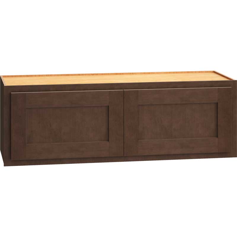 x 12" Wall Cabinet with Double Doors in Classic Bark