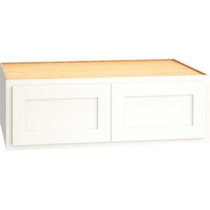 x 24" Wall Cabinet with Double Doors in Classic Snow