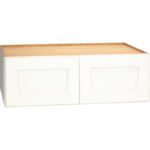 x 24" Wall Cabinet with Double Doors in Spectra Snow