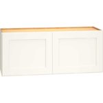 Wall Cabinet with Double Doors in Omni Snow