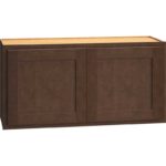 x 12" Wall Cabinet with Double Doors in Classic Bark