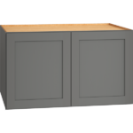 Mantra Cabinets SKU Number W362124 - 36" x 21" x 24" Wall Cabinet with Double Doors in Omni Graphite