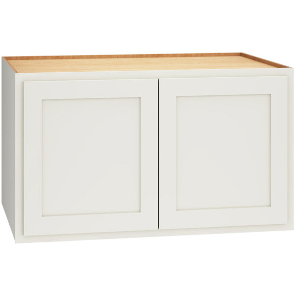 36" x 21" x 24" Wall Cabinet with Double Doors in Classic Snow - Mantra ...