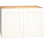 x 24" Wall Cabinet with Double Doors in Spectra Snow