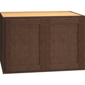 x 24" Wall Cabinet with Double Doors in Classic Bark