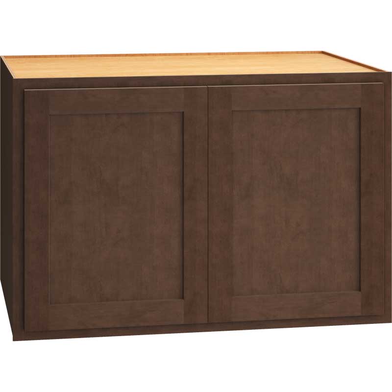 x 24" Wall Cabinet with Double Doors in Classic Bark