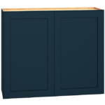 36″ x 30″ Wall Cabinet with Double Doors in Omni door style with Admiral Finish