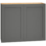 Wall Cabinet with Double Doors in Omni Graphite