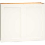 Wall Cabinet with Double Doors in Omni Snow