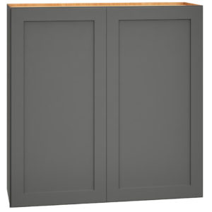 Wall Cabinet with Double Doors in Omni Graphite