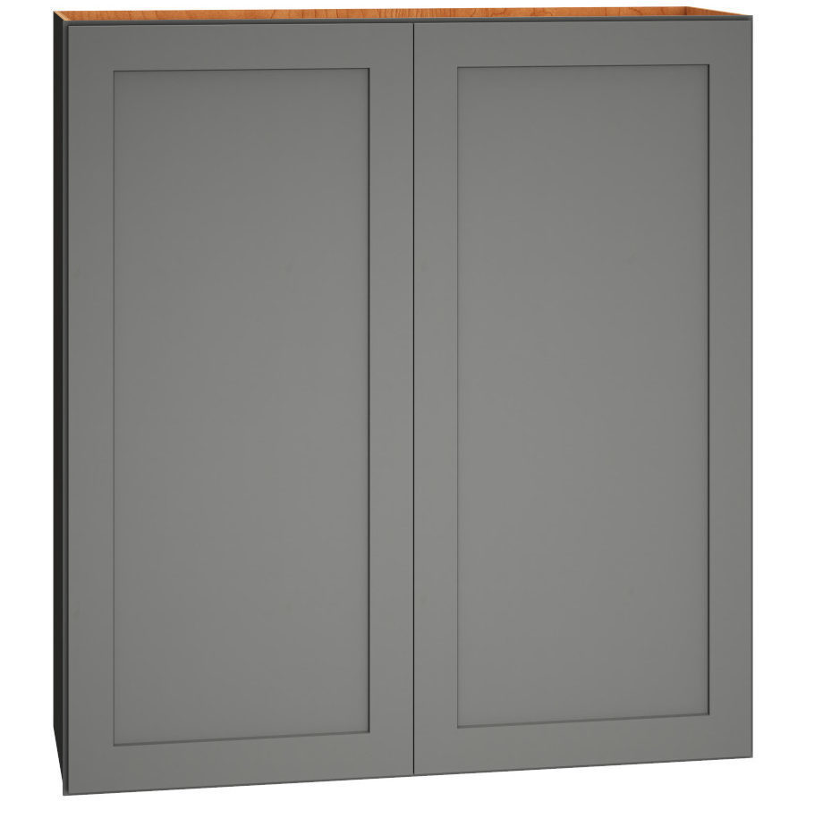 Wall Cabinet with Double Doors in Omni Graphite