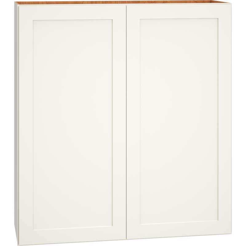 Wall Cabinet with Double Doors in Omni Snow