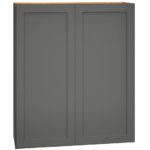 Wall Cabinet with Double Doors in Omni Graphite