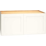Wall Cabinet with Double Doors in Omni Snow