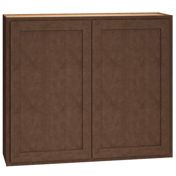 Mantra Cabinets W4236 - 42" x 36" Wall Cabinet with Double Doors in Classic Bark