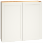 Mantra Cabinets W4239 - 42" x 39" Wall Cabinet with Double Doors in Omni Snow
