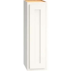 Wall Cabinet with Single Door in Classic Snow
