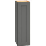Wall Cabinet with Single Door in Omni Graphite