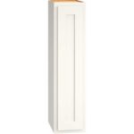 Wall Cabinet with Single Door in Classic Snow