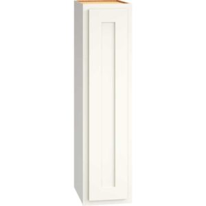 Wall Cabinet with Single Door in Classic Snow