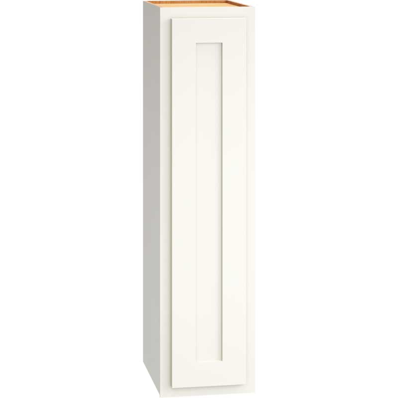 Wall Cabinet with Single Door in Classic Snow