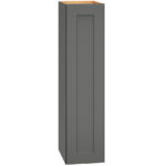Wall Cabinet with Single Door in Omni Graphite