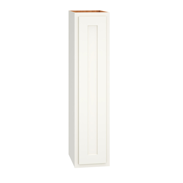 Wall Cabinet with Single Door in Classic Snow