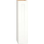 Wall Cabinet with Single Door in Spectra Snow