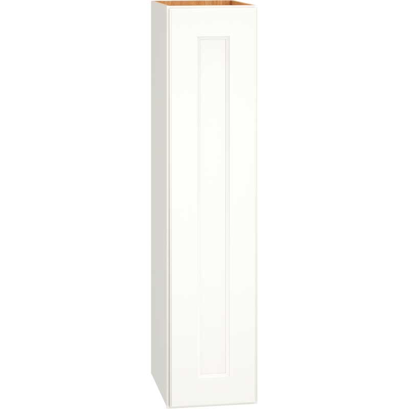 Wall Cabinet with Single Door in Spectra Snow