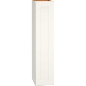 Wall Cabinet with Single Door in Omni Snow