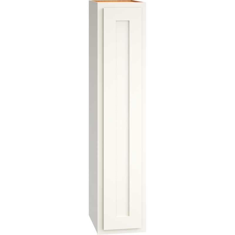 Wall Cabinet with Single Door in Classic Snow