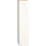 Wall Cabinet with Single Door in Spectra Snow