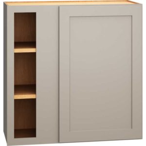Corner Wall Cabinet with Single Door in Omni Mineral