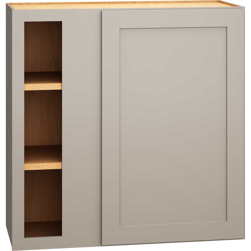 Corner Wall Cabinet with Single Door in Omni Mineral