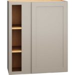 Corner Wall Cabinet with Single Door in Omni Mineral