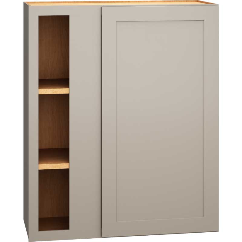 Corner Wall Cabinet with Single Door in Omni Mineral