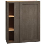 Corner Wall Cabinet with Single Door in Omni Beachwood