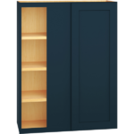 Corner Wall Cabinet with Single Door in Omni Admiral