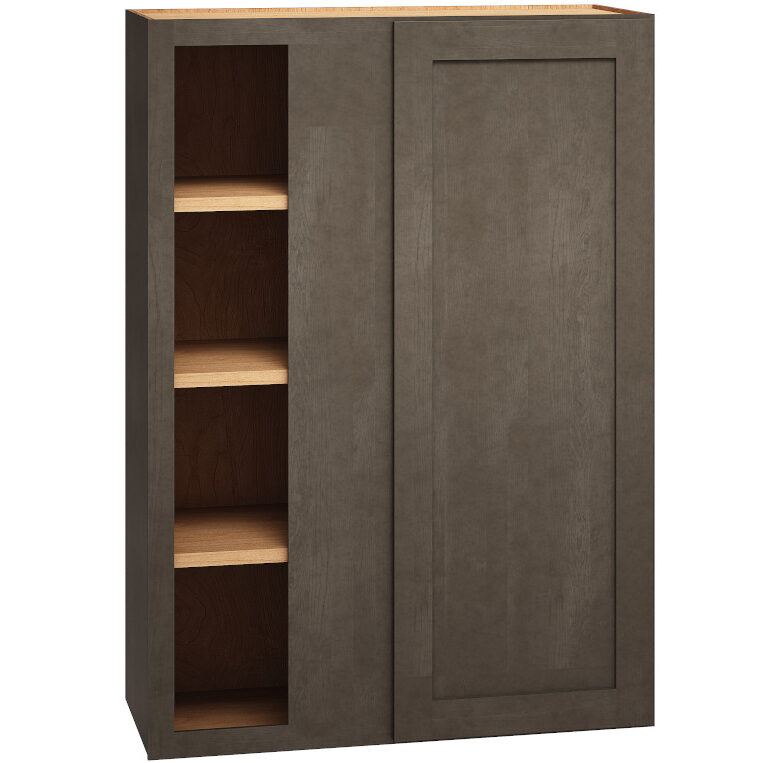Corner Wall Cabinet with Single Door in Omni Beachwood