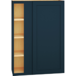 Corner Wall Cabinet with Single Door in Omni Admiral