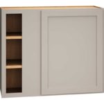 Corner Wall Cabinet with Single Door in Omni Mineral