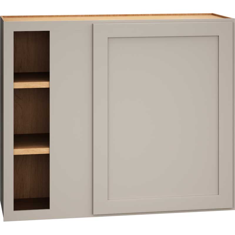 Corner Wall Cabinet with Single Door in Omni Mineral