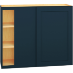 Corner Wall Cabinet with Single Door in Omni Admiral