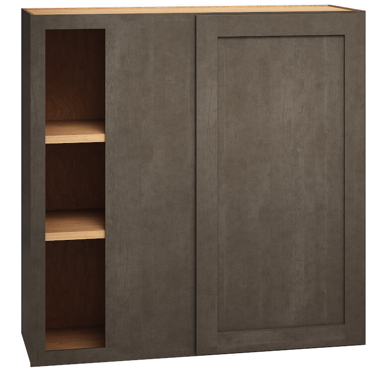 Corner Wall Cabinet with Single Door in Omni Beachwood