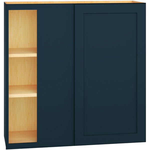 Corner Wall Cabinet with Single Door in Omni Admiral