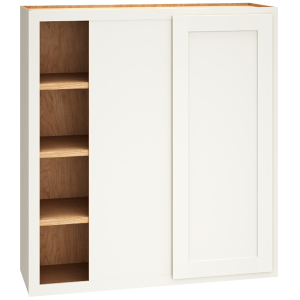 36″ x 39″ Corner Wall Cabinet with Single Door in Classic